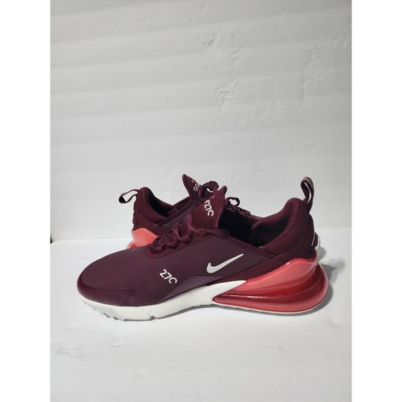 Nike Air Max 270 Golf, Dark Beetroot/Pink Salt | Size 11.5 Men\'s CK6483-600 main image 6